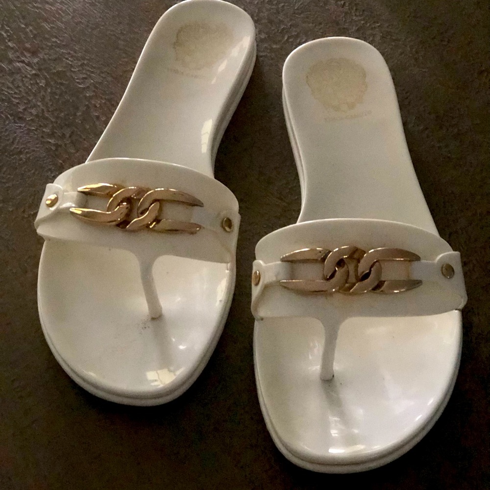 Vince Camuto sandals (Evolet jelly slides)